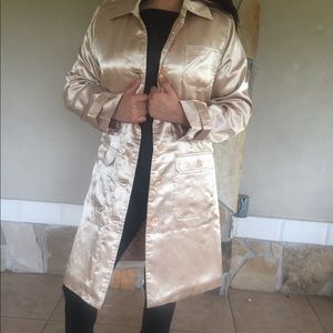 Long beige coat